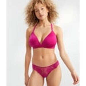 Bare necessities nwt black pink S floral lace boyshort thong bundle set